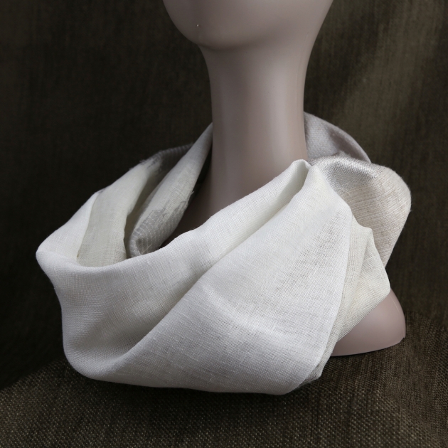 多功能 進口四層紗三用脖圍 / 頭巾 / 面罩領巾 - 淺灰